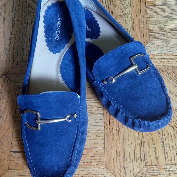 Lands' End navy driving loafers - Picture 8 of 8
